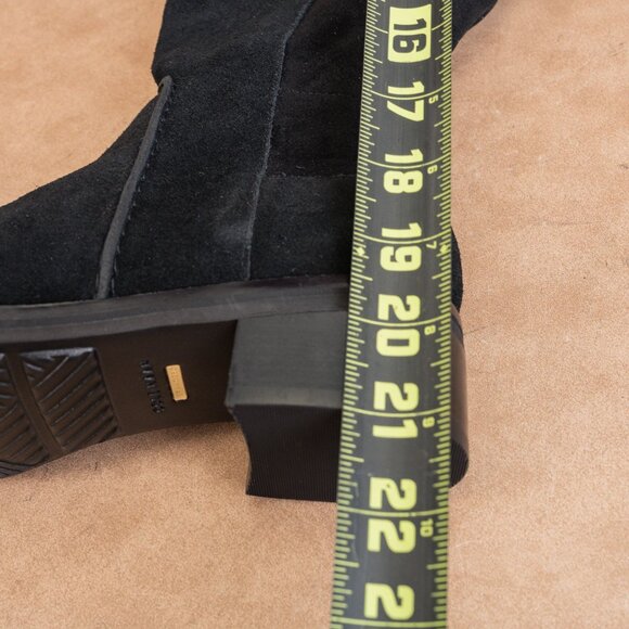 Cole Haan Women Calgary Water Resistant Black Suede OTK Fashion Tall Boots 6.5 - Picture 9 of 10